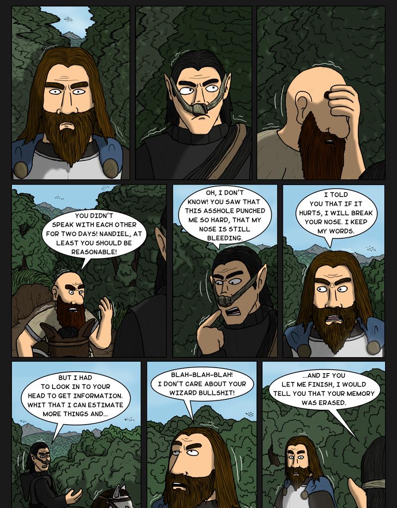Tales From Somewhere - The Legend - Episode 168, Page 1: Everyone is grumpy